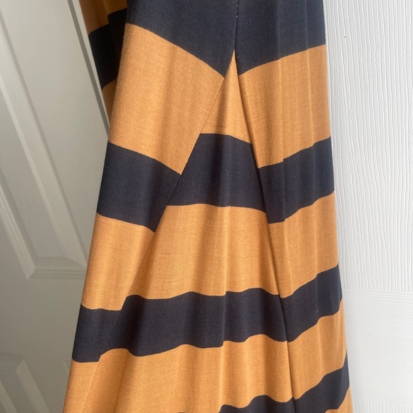 United By Blue Striped Maxi Dress in Black and Brown - Picture 3 of 8